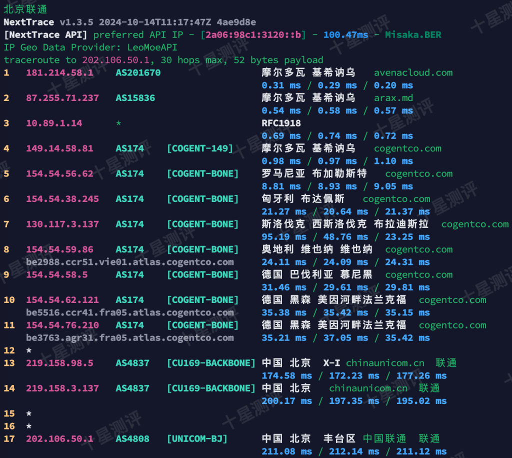 AvenaCloud|摩尔多瓦基希讷乌VPS综合测评 15 2024111722323432342234