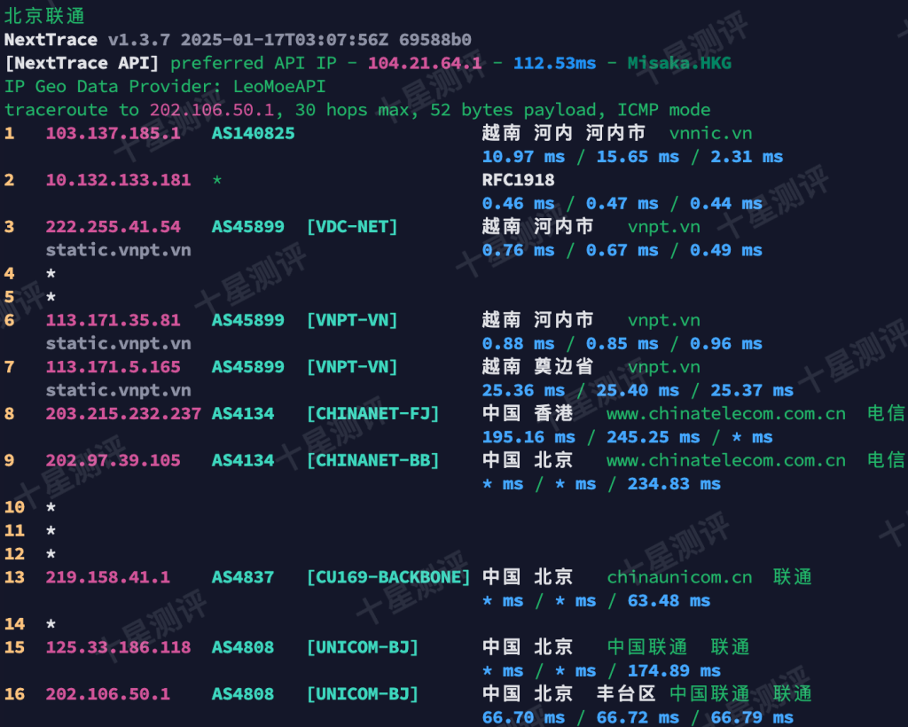 DataOnline越南河内VPS|性能、线路延迟、流媒体等全方位测评 16 2025012621485548552155