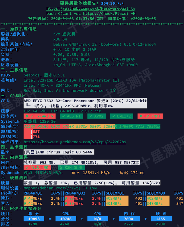 六六云|666clouds香港VPS综合测评(AS150452 Landups-AS-AP) 16 2026040301562756270127